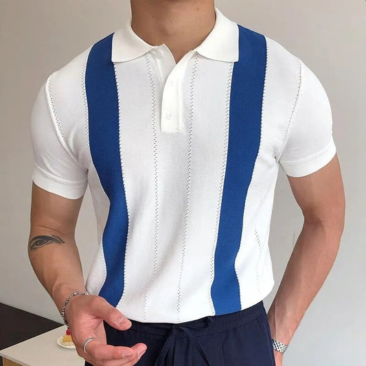 Cesare Striped Polo