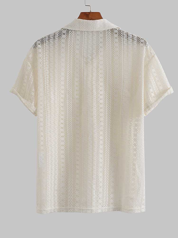 Arnaud Lace Short Sleeve Shirt